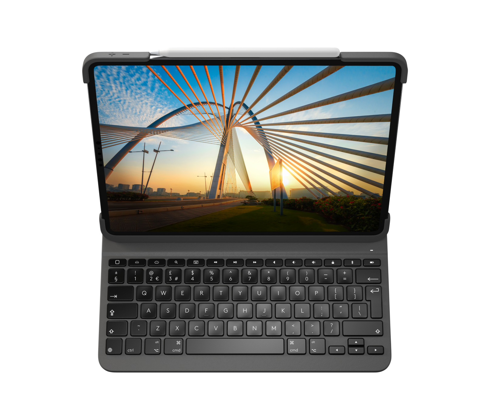 SLIM FOLIO PRO - UK English (Qwerty) iPad Pro 12,9 tum (3:e och 4:e generationen) от Logitech Many Geos