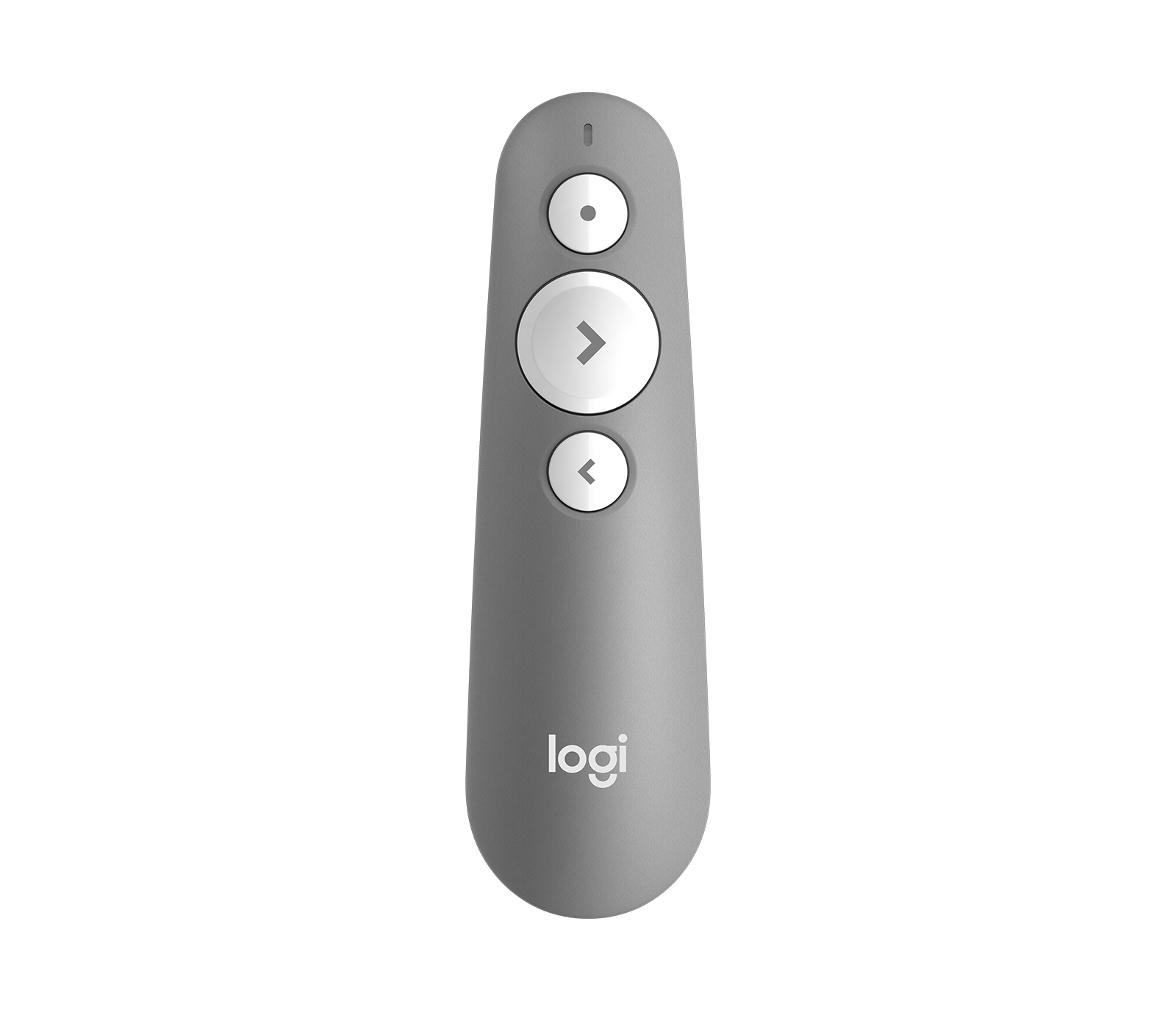 Renewed Logitech R500 Laser Presentation Remote Clicker with Dual Connectivity Bluetooth or USB for Powerpoint Wireless Presenter Keynote Google Slides 