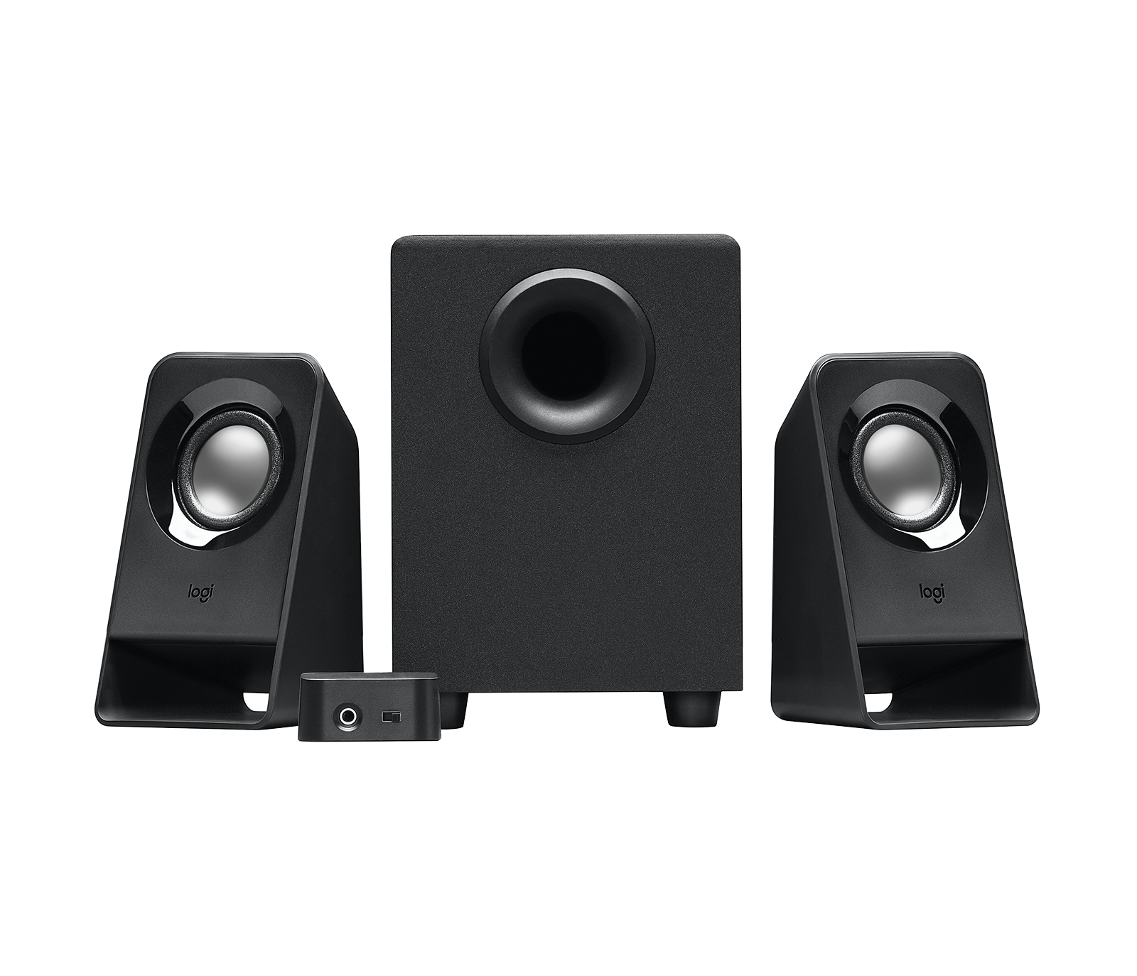 Image of Z213 Compact 2.1 Speaker System Perfect fit for small deskspace - Black