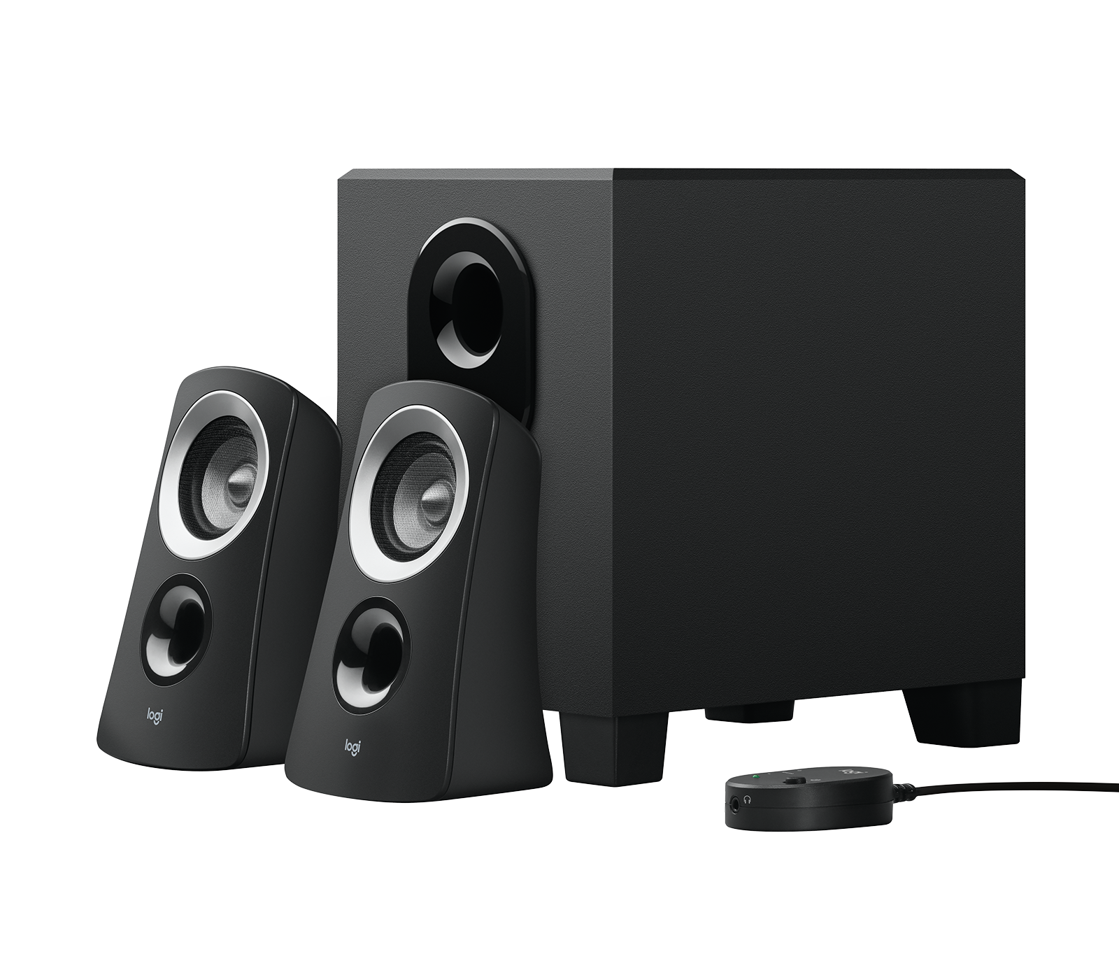 Image of Z313 Speaker System with Subwoofer Rich Balanced Sound - Black