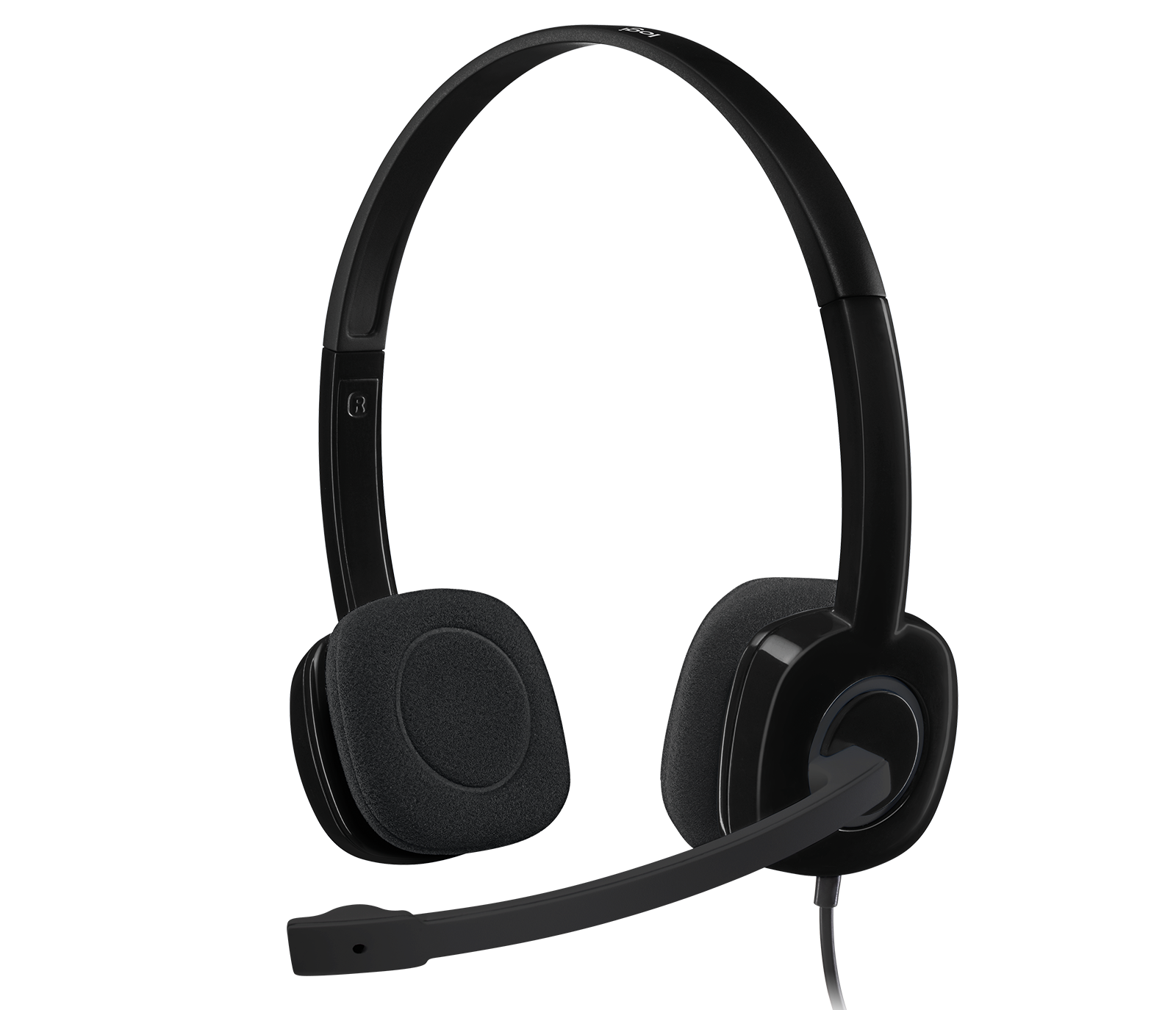 Kortfattet Vores firma afhængige Logitech H151 Stereo Headset with Noise-Cancelling Boom Mic