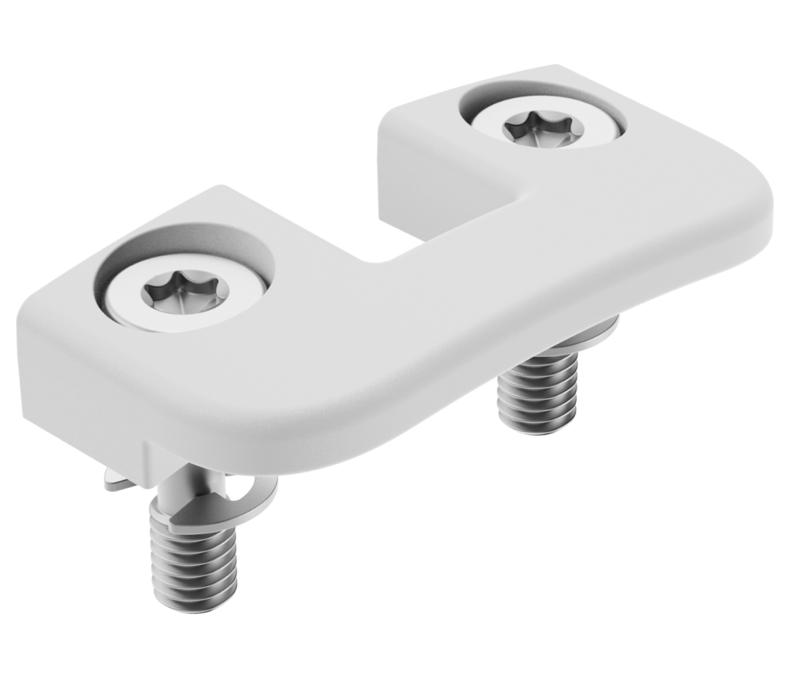 Image of SCRIBE SECURE LATCH Securely mounts Logitech Scribe in place - Off-white