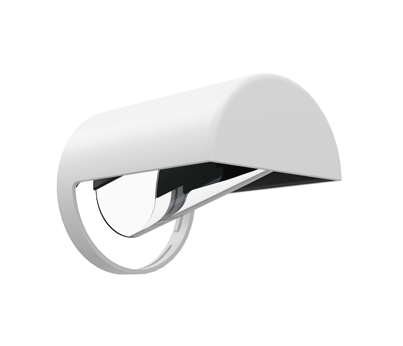Image of Polarizer for Logitech Scribe Polarizing filter for Scribe to reduce glare in environments with extremely bright lighting. - White