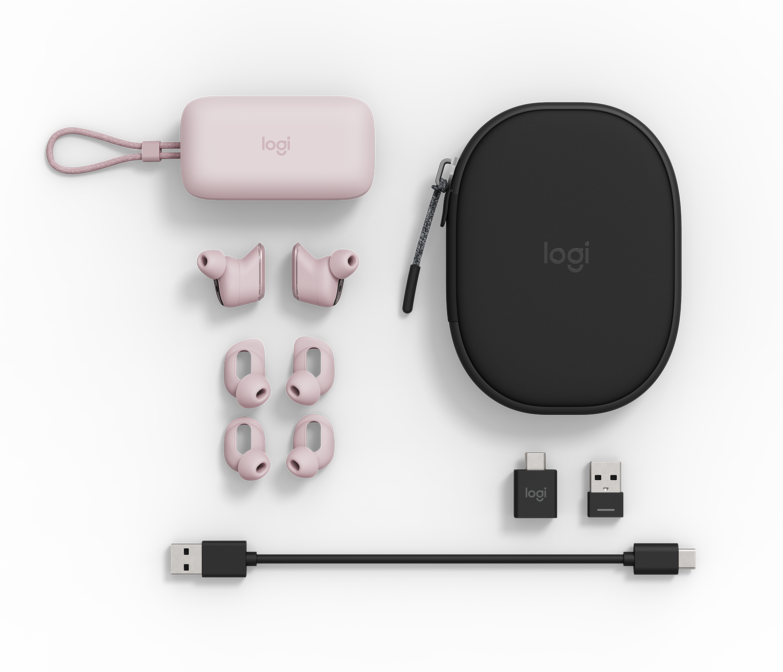 

LOGITECH ZONE TRUE WIRELESS - Rose Zone True Wireless