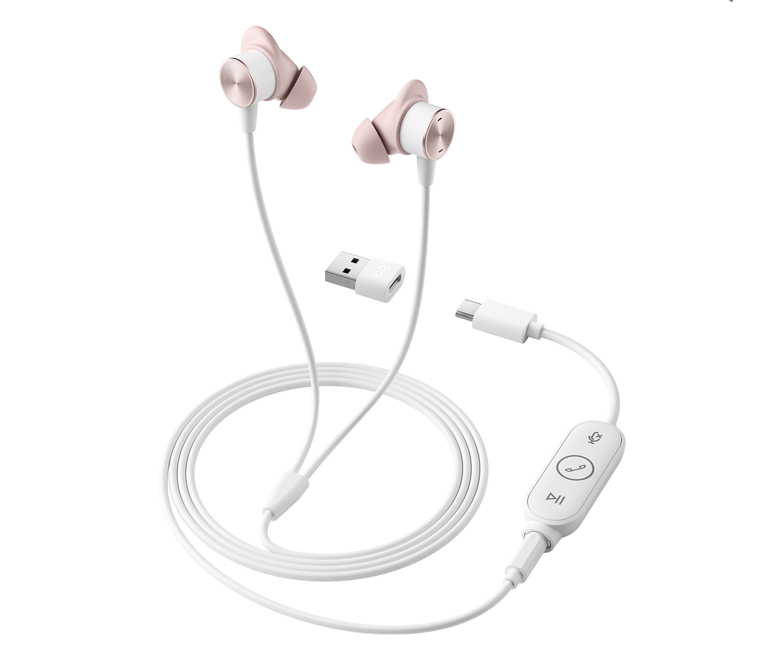 Logitech Zone Wired Earbuds with Cancelling Mic