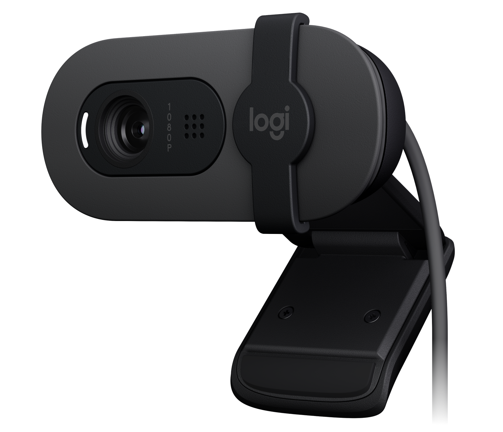 Webcam Logitech Brio 100 cámara web 2 MP 1920 x 1080 Pixeles USB Grafito