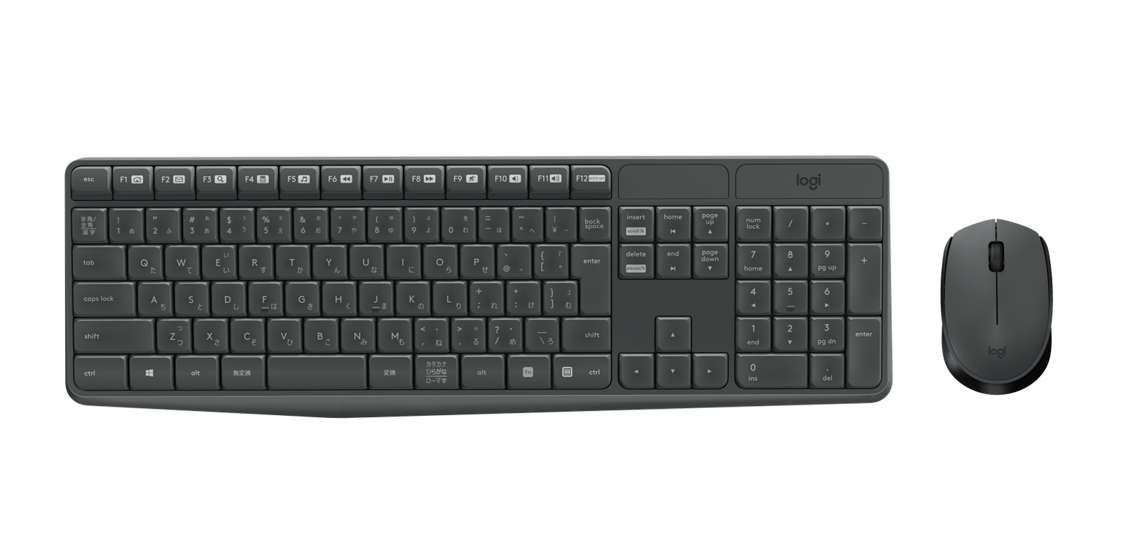 ロジクールMK240ミニマリスト ワイヤレス キーボードとマウスのセット