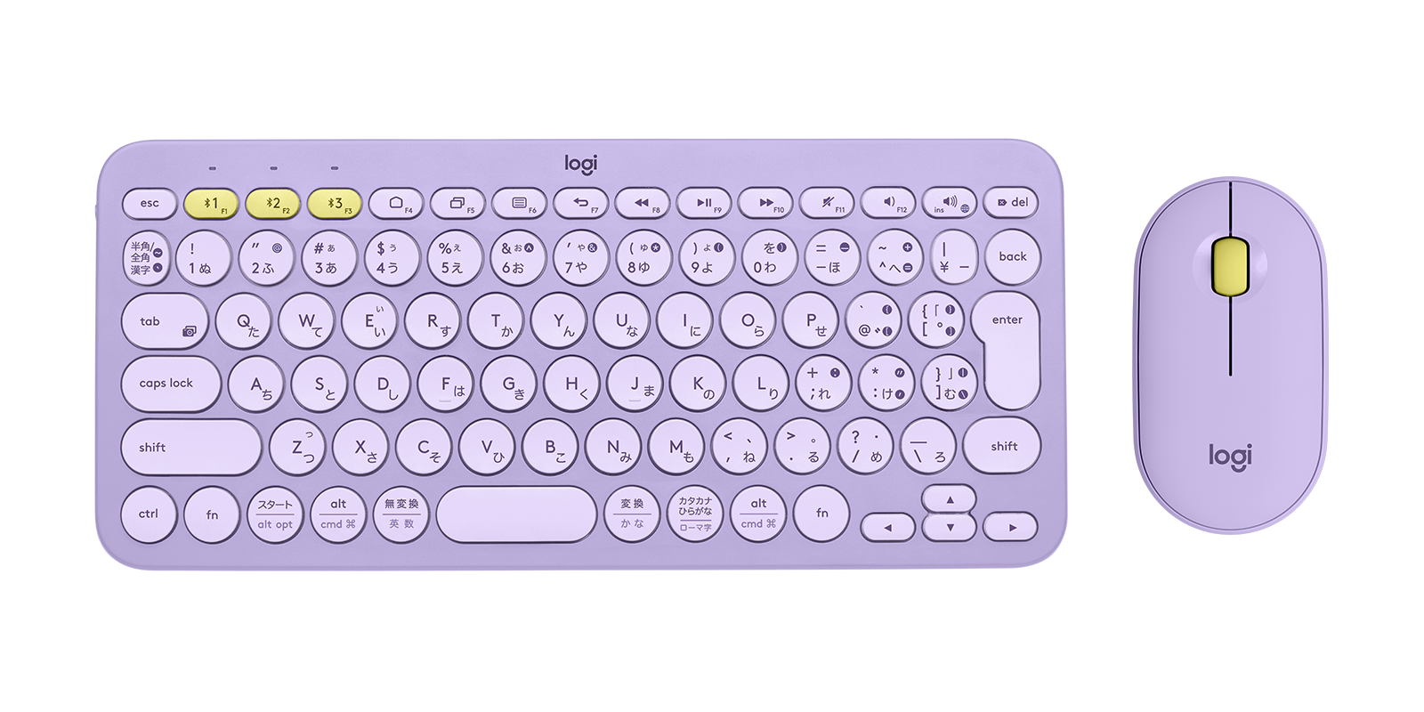 ロジクール キーボード マウス セット K380 M350 ローズ ピンクPC/タブレット