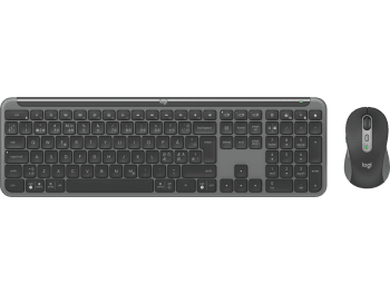 Signature Slim Combo MK950 - Graphite - Dansk/ Norsk/ Svenska/ Suomalainen (Qwerty)