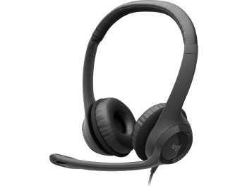 H390 USB Computer Headset - Black