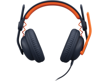 Logitech Zone Learn Wired Headsets for Learners - Orange