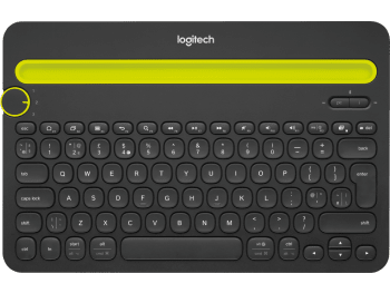 K480 BLUETOOTH-TASTATUR TIL FLERE ENHEDER - Black - Italiano (Qwerty)