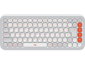 POP Icon Keys - オフホワイト - Japanese