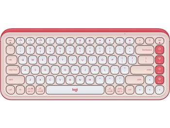 POP Icon Keys - Rose & Off White - English