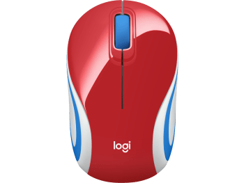 Wireless Ultra Portable M187 - Bright Red