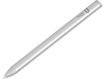 Logitech Crayon (USB-C) Pixel-precise digital pencil for all iPad models (2018 and later). Rechargeable via USB-C. - Silver