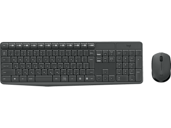 MK235ワイヤレス キーボードとマウスのセット - Grey - 日本語