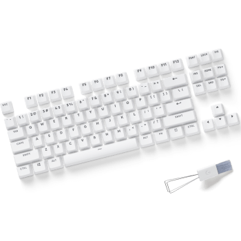 Key Caps Aurora Collection key caps for G715 and G713 Keyboards - White English