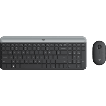 MK470 SLIM COMBO Ultra-slim, compact, and quiet wireless keyboard and mouse combo - Graphite English
