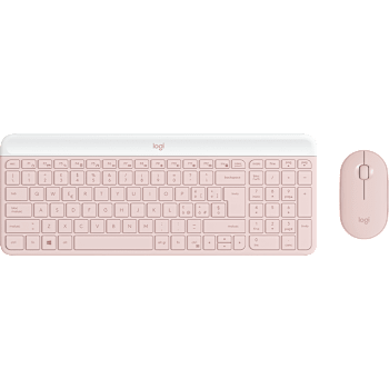 MK470 Slim Toetsenbord en Muis combinatie - Rose - Italiano (Qwerty)