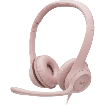 H390 USB Computer Headset With enhanced digital audio and in-line controls - Rose