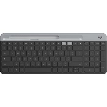 K580 Slim Multi-Device Wireless Keyboard ChromeOS Edition Ultra-slim, compact, and quiet keyboard for computers, phones or tablets with a special ChromeOS layout - Black