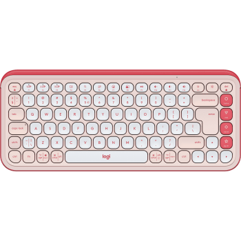 POP Icon Keys - Rose & Off White - US International (Qwerty)