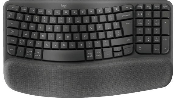 Wave Keys - Graphite - US International (Qwerty)