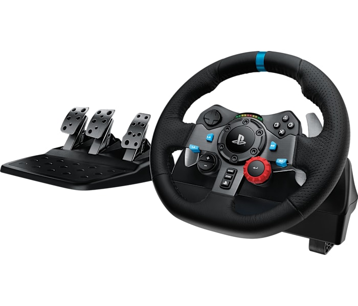 Logitech G29 Driving Force Steering Wheels & Pedals in Black