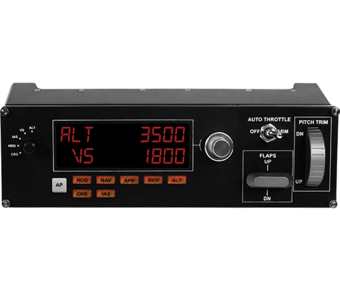 Logitech G Flight Simulator Autopilot Multipanel in Black