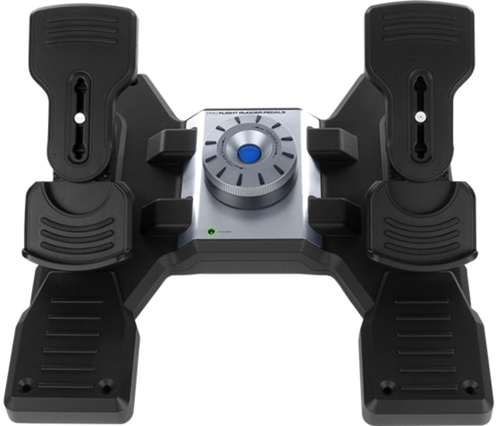 Logitech G Flight Simulator Rudder Pedals in Black