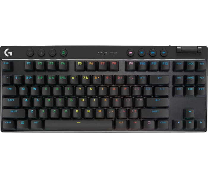 Logitech G Refurbished PRO X TKL Compact Gaming Keyboard, Clicky in Black