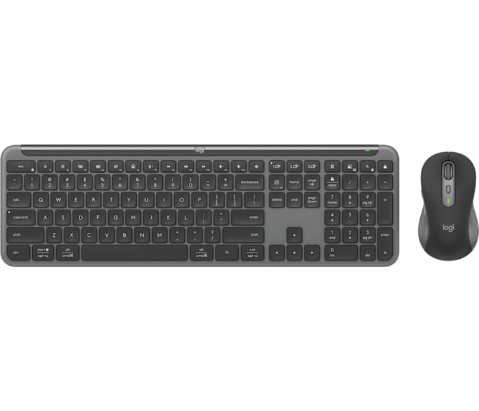 Logitech Signature Slim Keyboard Mouse Combo MK955 for Business in Graphite