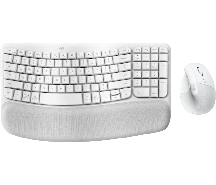 Wave Keys & Lift Vertical Mouse Combo | Logitech