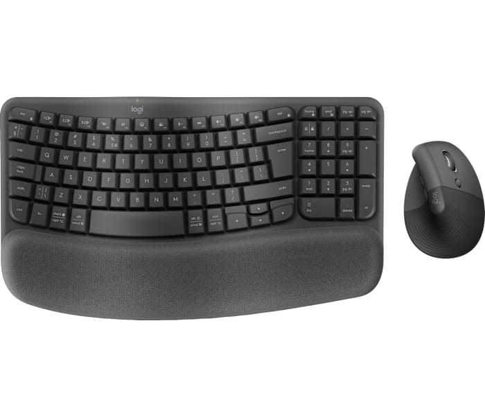 Wave Keys & Lift Vertical Mouse Combo | Logitech