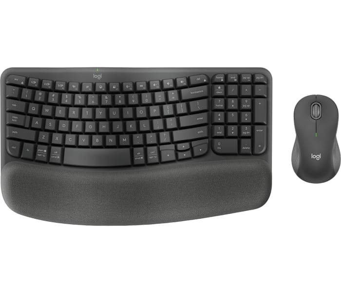 Logitech Wave Keys MK670 Keyboard Mouse Combo in Graphite