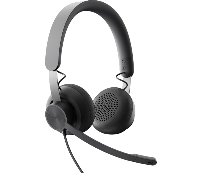 Logitech Zone 750 Wired USB Headset in Graphite