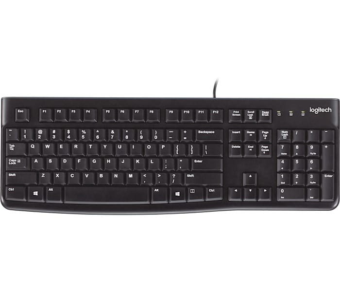 Logitech K120 USB Keyboard - Full Size Keyboard CA