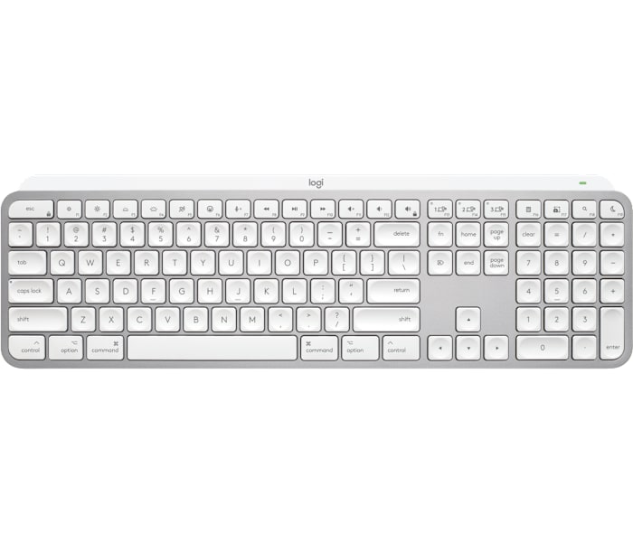 Logitech MX Keys S for Mac Wireless Keyboard in Pale Grey