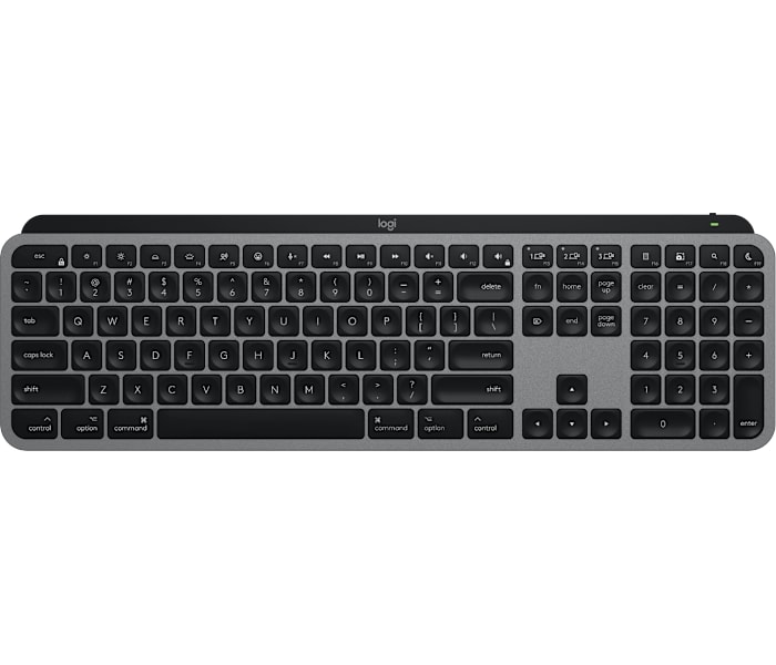 Logitech MX Keys S for Mac Wireless Keyboard in Space Grey