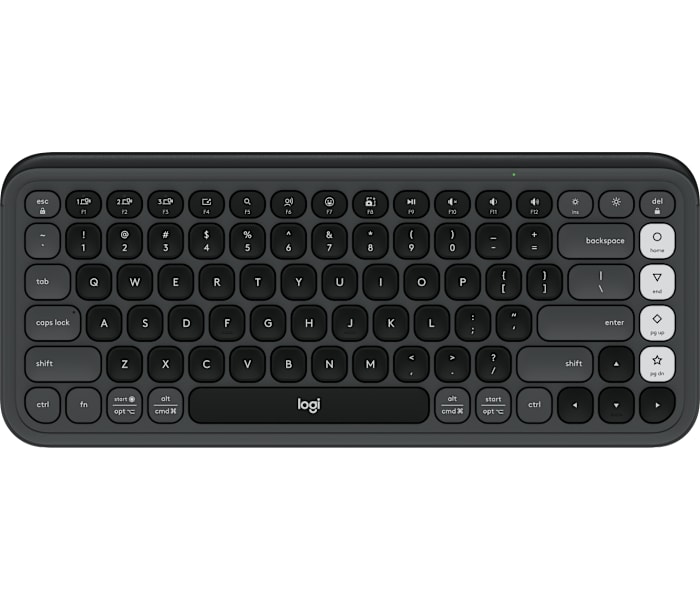 Logitech POP Icon Keys Bluetooth Keyboard in Graphite & White