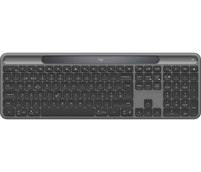 Logitech Signature Slim Solar+ Wireless Keyboard | Light Powered, Customizable Keys, Bluetooth