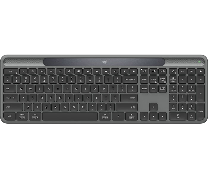 Logitech Signature Slim Solar+ Wireless Keyboard | Light Powered, Customizable Keys, Bluetooth