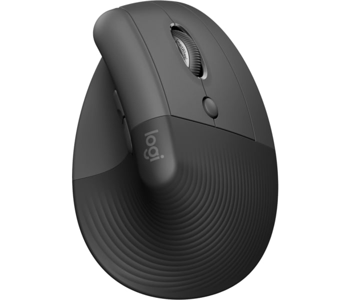 Logitech Lift Vertical Ergonomic Mouse in Graphite