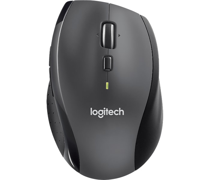 Logitech M705 Marathon Wireless Mouse with 3Y Battery Life in Charcoal