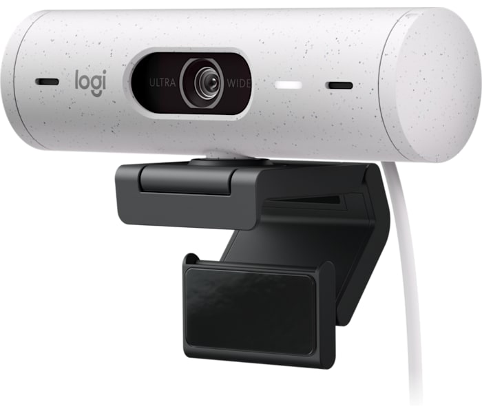 Logitech Refurbished Brio 500 in Off-White