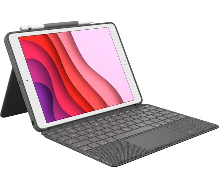 Logitech Refurbished Combo Touch iPad Keyboard Case in Graphite