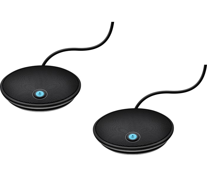 Logitech Group Expansion Mics for Large Meetings in Black