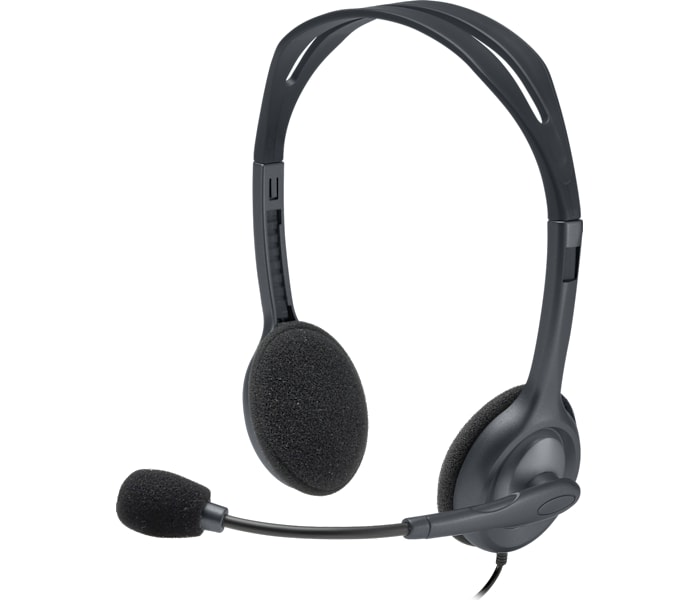 Logitech H111 Stereo Business Headset in Black