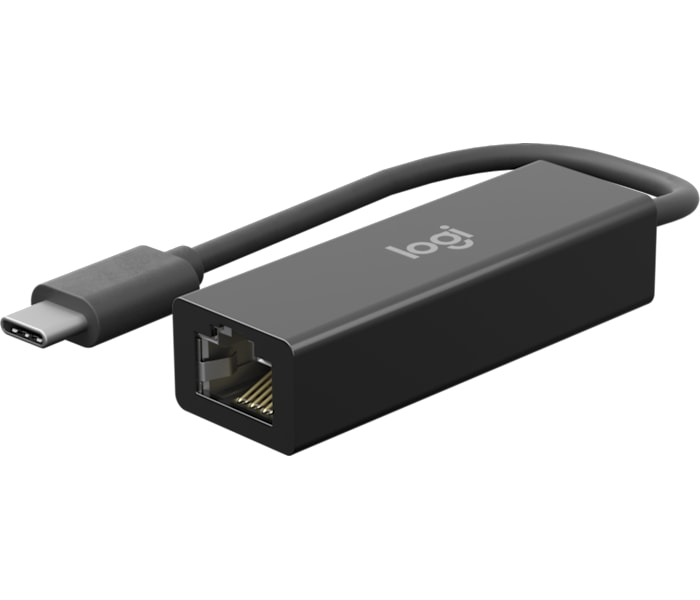Logitech USB-C to Ethernet Adapter in Graphite